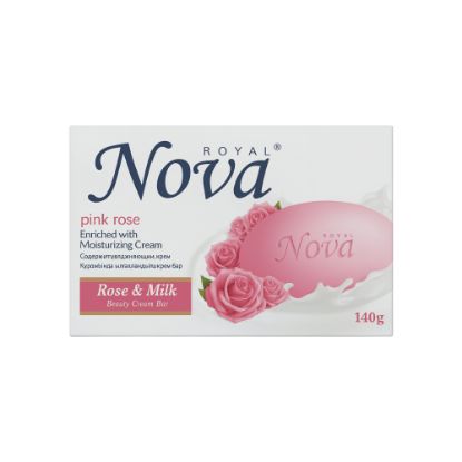 Imagen de Jabón de rosas y leche Royal Nova (140 g / 4.9 oz)