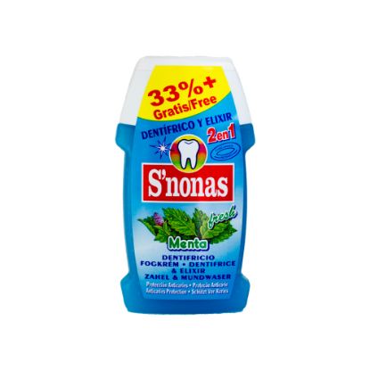 Imagen de Pasta dental sabor a menta S'Nonas (100 ml / 3.38 fl.oz)