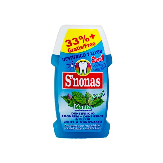 Imagen de Pasta dental sabor a menta S'Nonas (100 ml / 3.38 fl.oz)