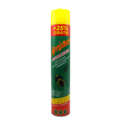 Imagen de Insecticida aerosol contra cucarachas y hormigas Cucarachicida Arrixaca (750 ml)