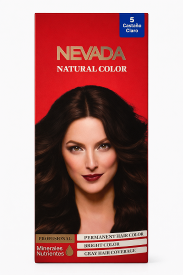 Imagen de Tinte capilar permanente No. 5 castaño claro Natural Color Nevada