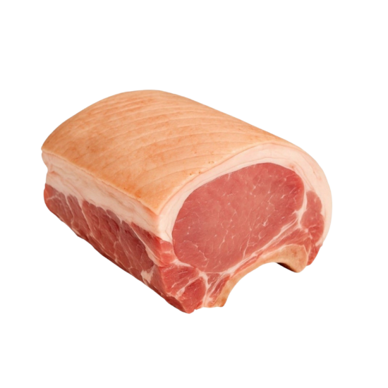 Imagen de Lomo de cerdo con piel y con hueso El Japones (1 kg / 2.2 lb)